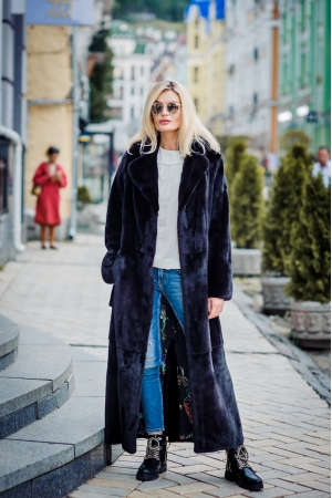 Шуба з норки