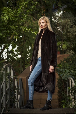 Шуба из норки