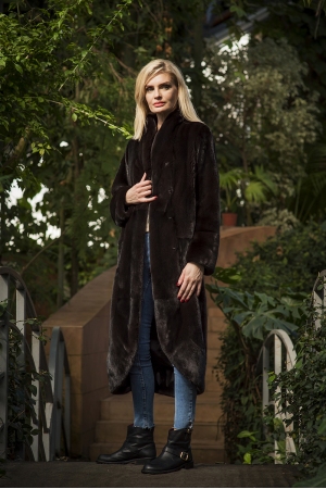 Шуба из норки