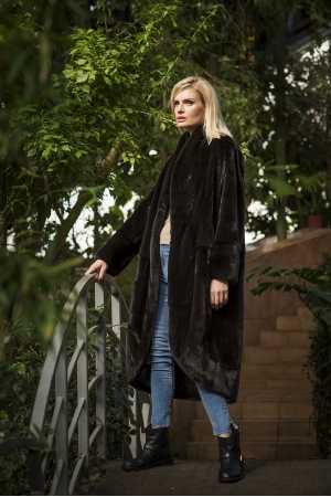 Шуба из норки