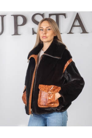 Шуба из норки