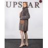 Fur coat 01-05-736-Grey