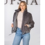 Fur coat 01-05-737- Grey-RCF