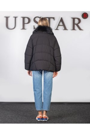 Женский пуховик с лисой