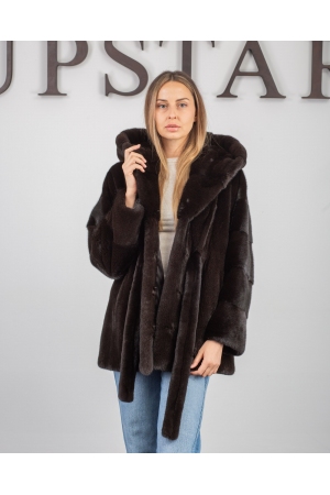 Шуба из норки