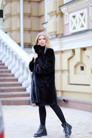 Шуба з норки