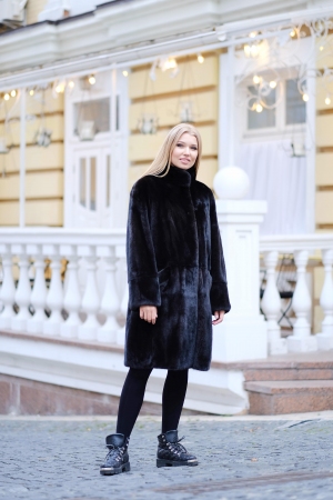 Шуба из норки