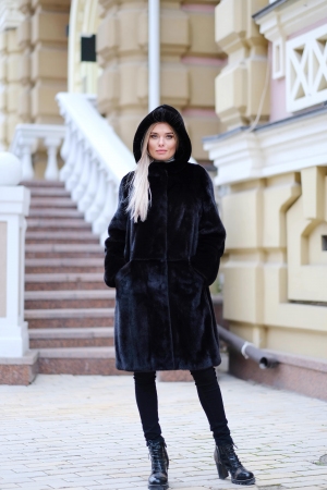 Шуба з норки