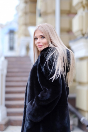 Шуба з норки