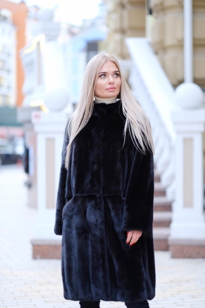 Шуба з норки