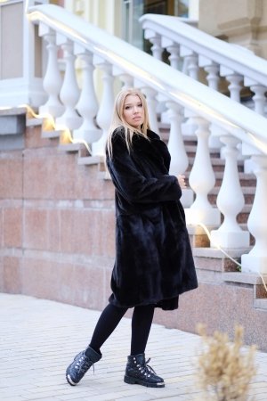 Шуба из норки