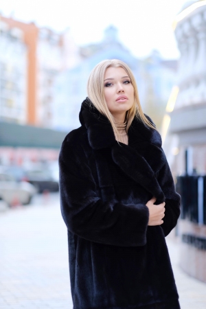 Шуба из норки