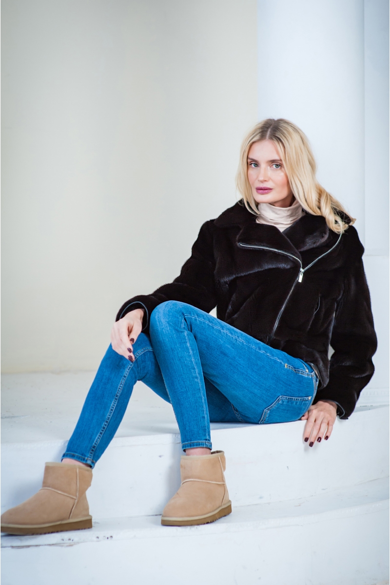 Фото - Шуба из норки 