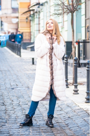 Шуба из норки