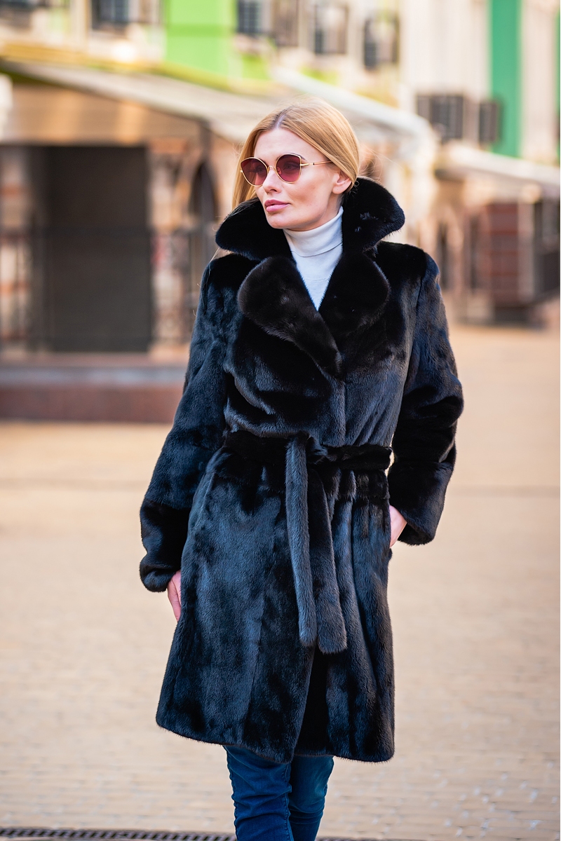 Фото - Шуба из норки 