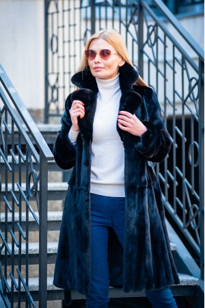 Шуба з норки