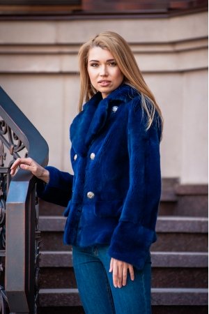 Шуба из норки