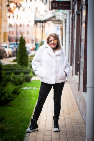 Шуба из норки