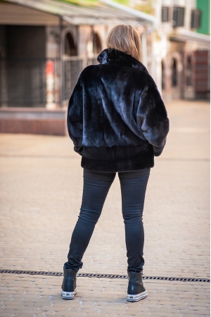 Шуба из норки