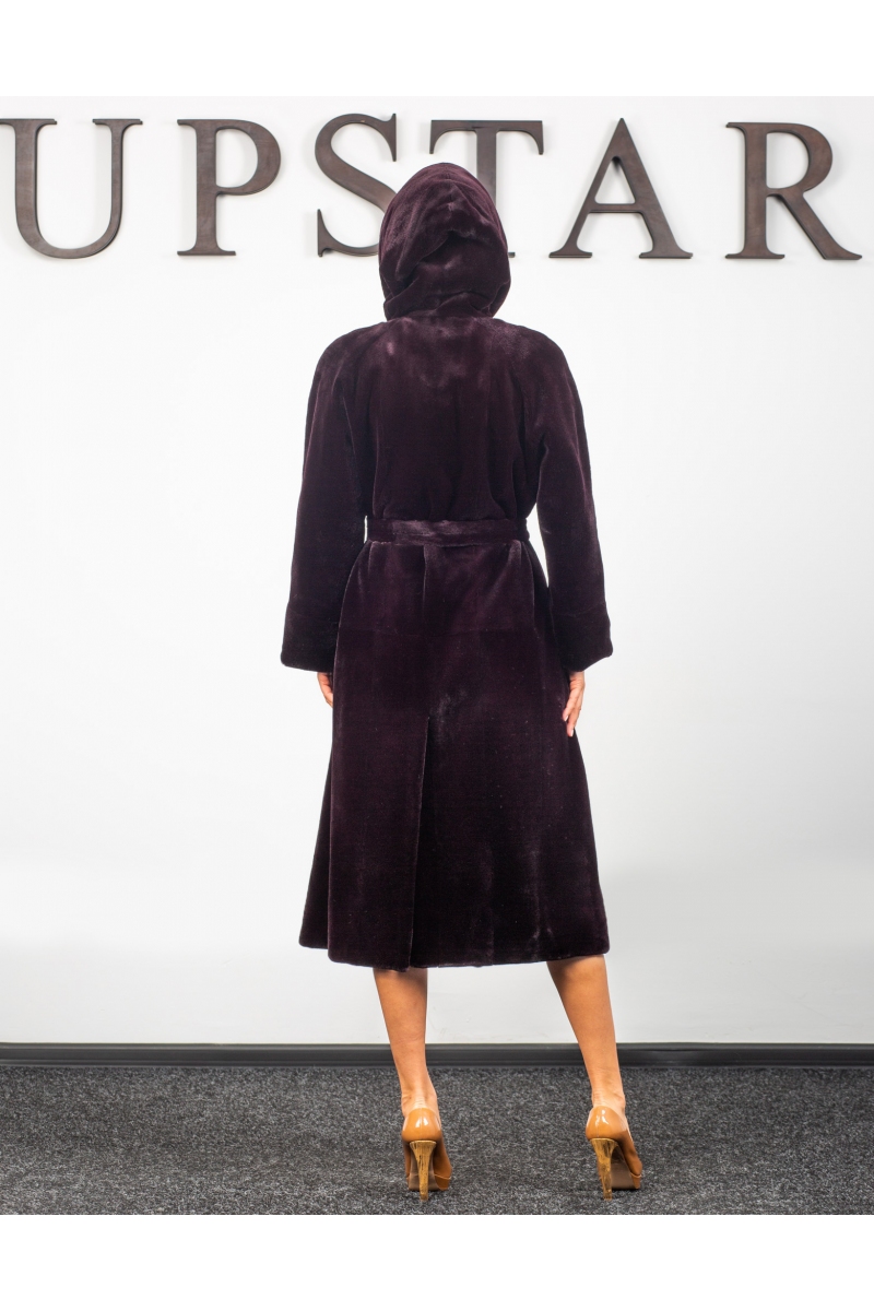 Fur coat 01-05-634 01-Ep.Bordo