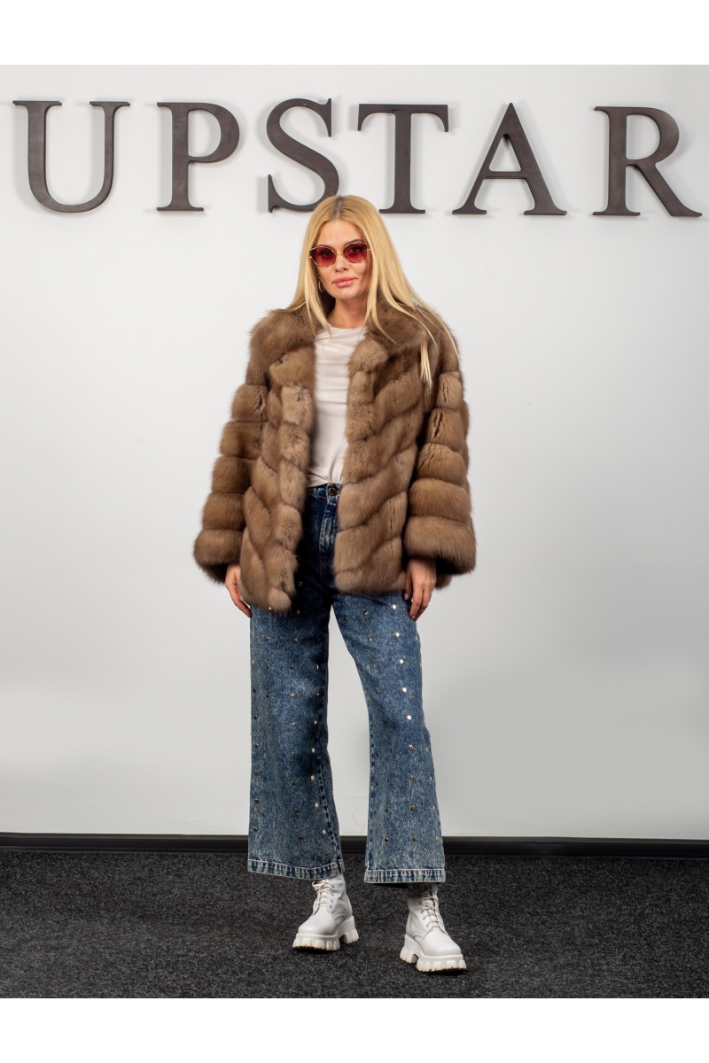 Fur coat 01-05-653 01- MRTbrn