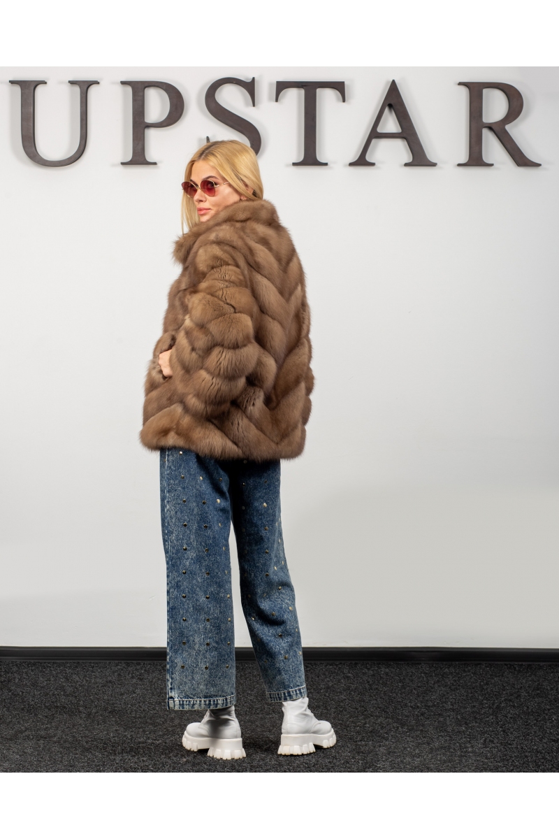 Fur coat 01-05-653 01- MRTbrn