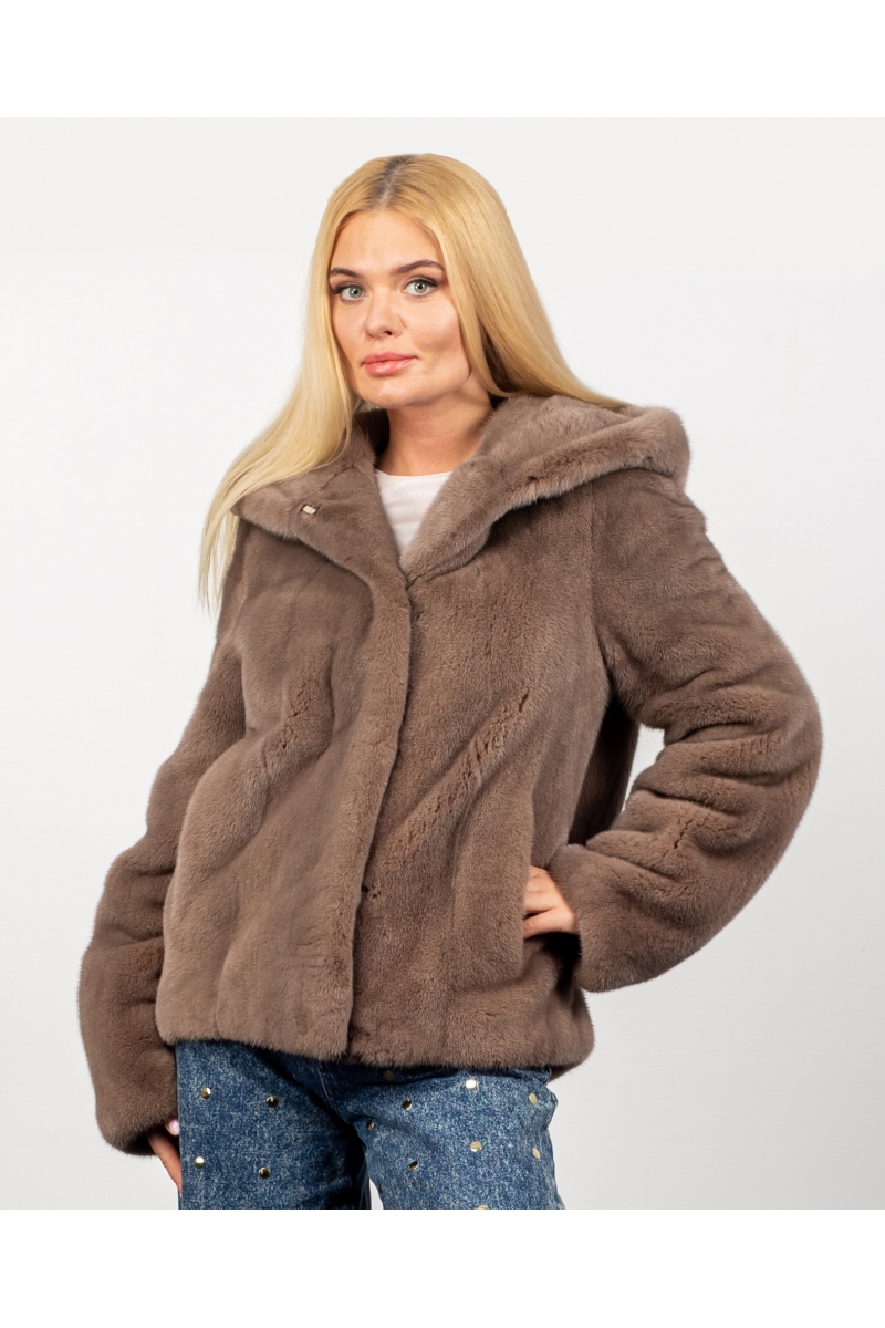 Fur coat 01-05-680 03 -Pudra
