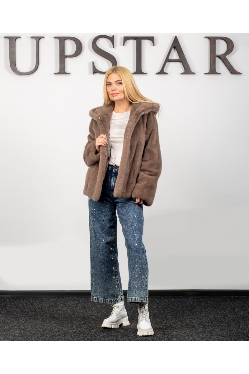 Fur coat 01-05-680 03 -Pudra