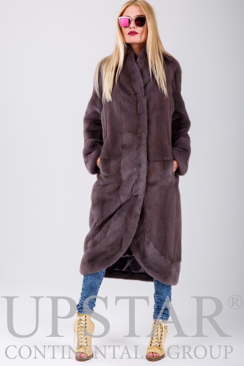 Фото 1 - Прямая норковая шуба