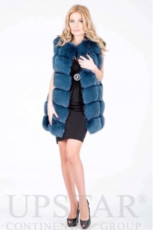 Жилет из песца