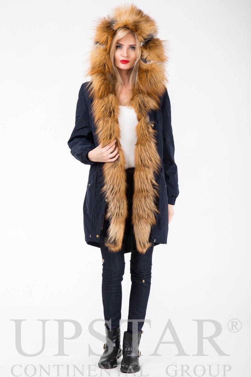 Фото - Женская парка с лисой 