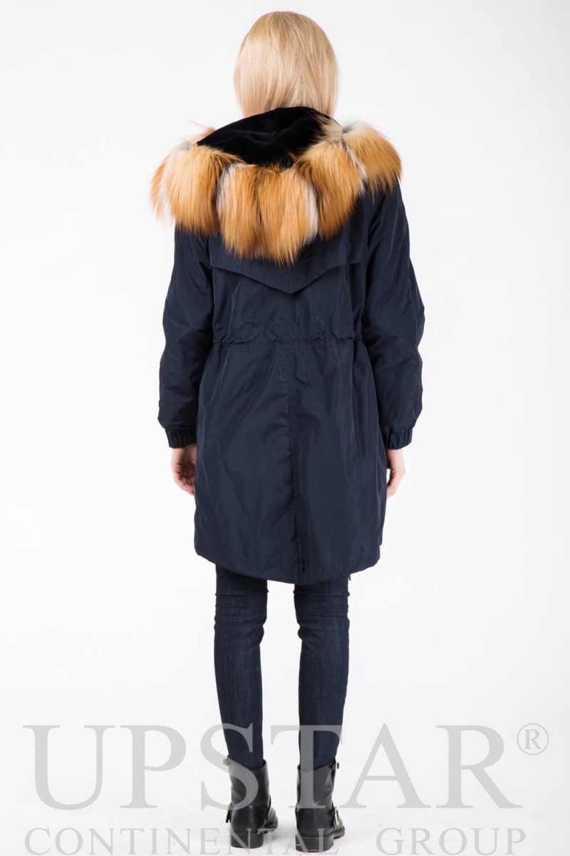 Женская парка с лисой, фото 3, цена
