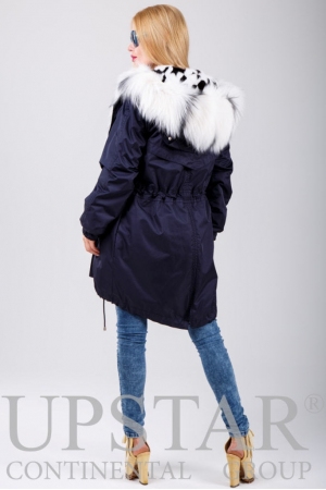 Жіноча парка з лисицею