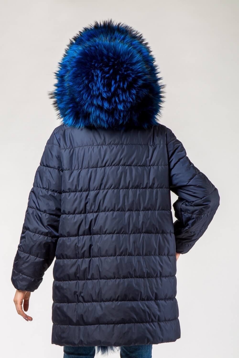 Жіноча парка з єнотом, фото 4, ціна