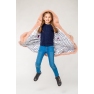Kids fur coat 03-05-005-peach