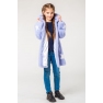Kids fur coat 03-05-006-blue sky